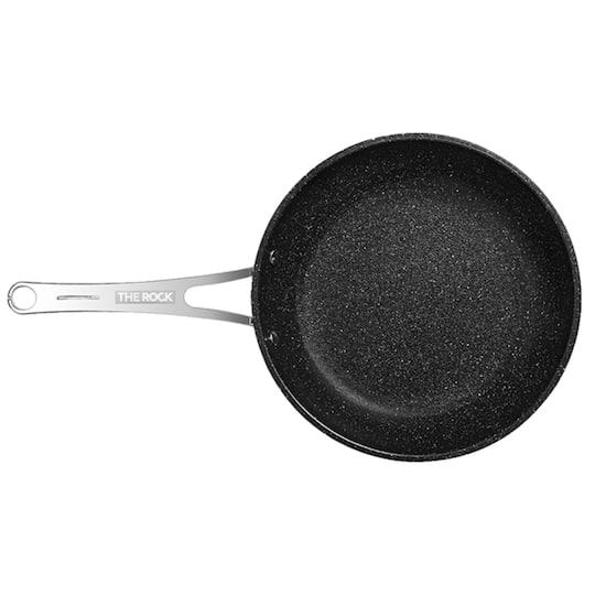 The Rock® by Starfrit® 12" Stainless Steel Nonstick Fry Pan with Stainless Steel Handle
